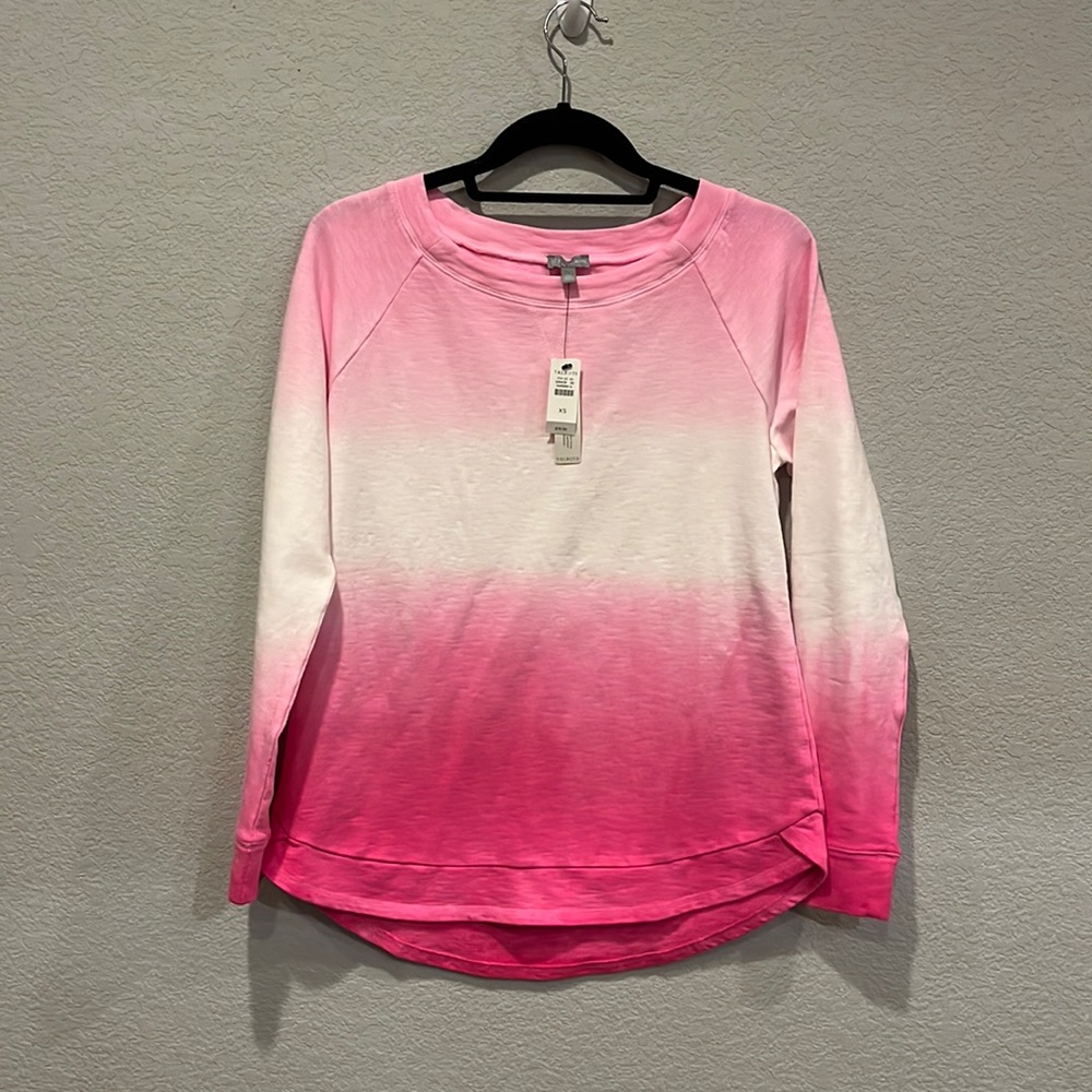 Talbots. XS. Nwt. Pink sweatshirt.
